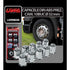 Capacele ABS prezoane camion 10buc - 32mm - Crom